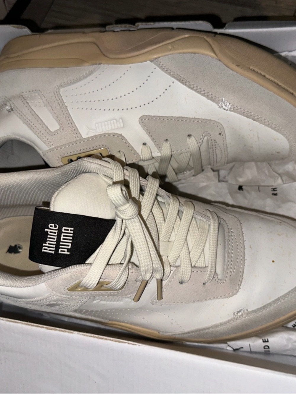 PUMA x Rhude Palace Guard star white size 11M